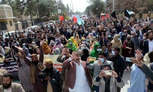 Balochistan govt employees observe pen-down strike