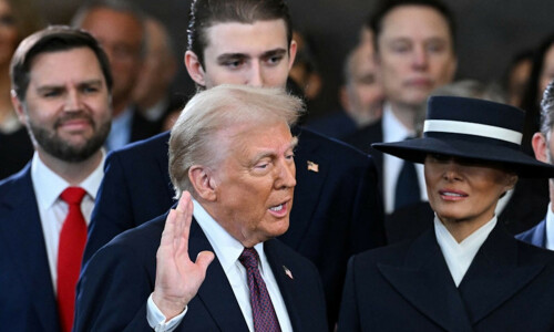 In pictures: Donald Trump sworn in as 47th president of the United States