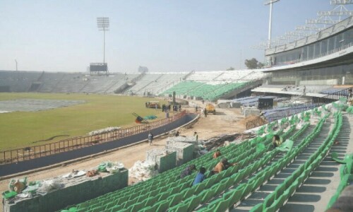 Punjab cabinet turns down proposal to rename Gaddafi Stadium Punjab cabinet turns down proposal to rename Gaddafi Stadium