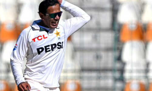 Noman takes a hat trick as Pakistan dismiss West Indies for 163 in second Multan Test