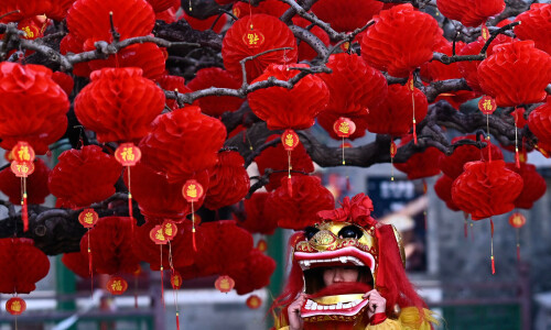 In pictures: Hundreds of millions in Asia celebrate Year of the Snake