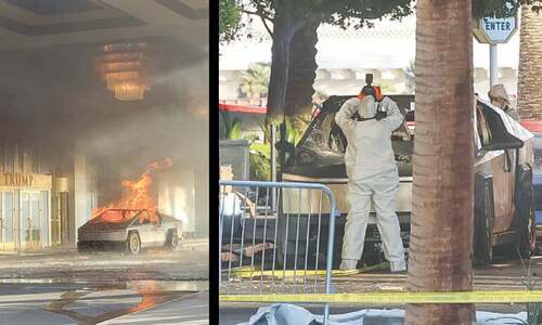 Cybertruck explodes outside Trump hotel