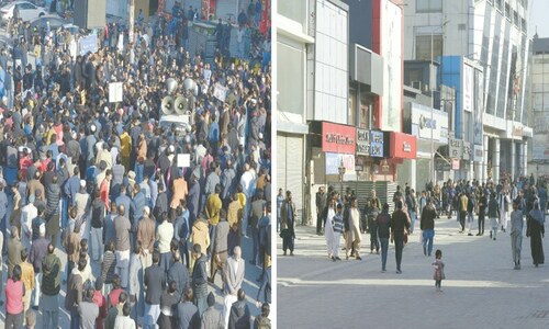 Protest against Rawalpindi’s Bank Road closure ends after RCB commits to resolve issue Protest against Rawalpindi’s Bank Road closure ends after RCB commits to resolve issue
