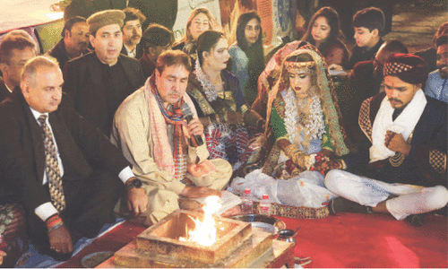 Celebration in the air as over 100 Hindu couples tie the knot