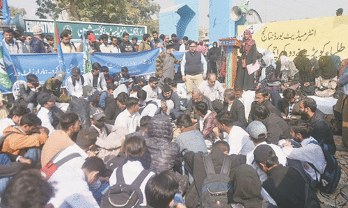 First-year students protest &lsquo;changed&rsquo; BIEK results