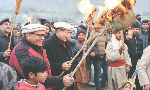 Balti, sword dances mark culmination of winter festival in Skardu