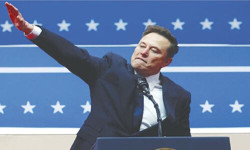 Musk raises eyebrows with salute gesture at Trump rally Musk raises eyebrows with salute gesture at Trump rally