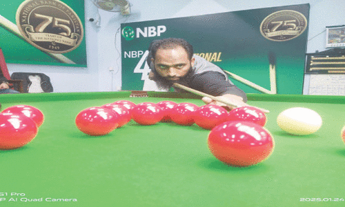 Amir crushes Ahsan at National Snooker Amir crushes Ahsan at National Snooker