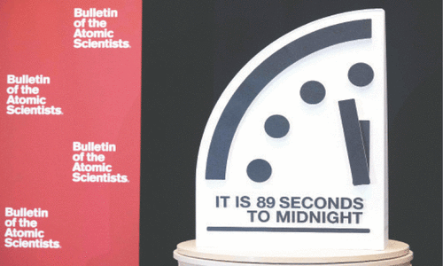 Atomic scientists adjust ‘Doomsday Clock’ closer than ever to midnight Atomic scientists adjust ‘Doomsday Clock’ closer than ever to midnight