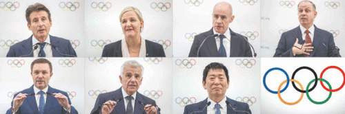 IOC presidential contenders deliver their vision in post-Bach era