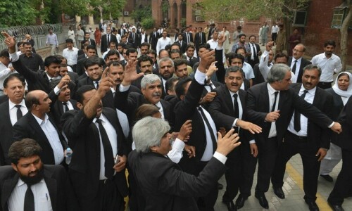 Islamabad lawyers announce strike tomorrow over ‘unconstitutional’ judicial appointments Islamabad lawyers announce strike tomorrow over ‘unconstitutional’ judicial appointments