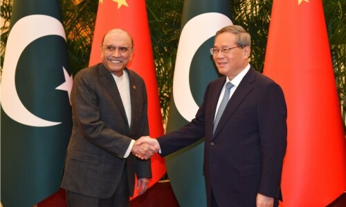 President Zardari, Chinese Premier Li Qiang vow strengthening Pak-China cooperation President Zardari, Chinese Premier Li Qiang vow strengthening Pak-China cooperation