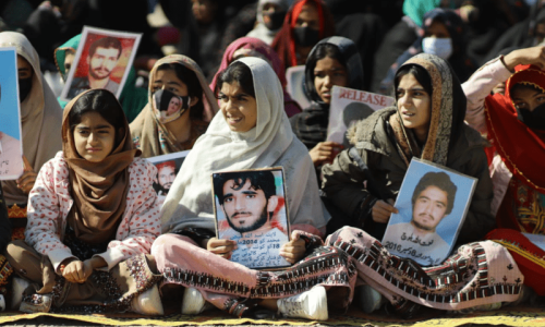 Dalbandin protesters condemn enforced disappearances Dalbandin protesters condemn enforced disappearances