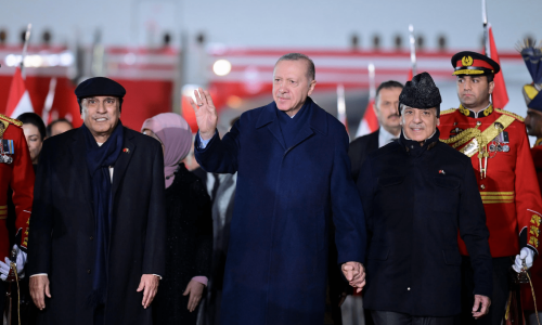 Turkiye President Erdogan touches down in Pakistan Turkiye President Erdogan touches down in Pakistan
