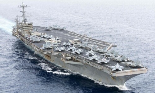 US aircraft carrier collides with merchant ship in Mediterranean US aircraft carrier collides with merchant ship in Mediterranean