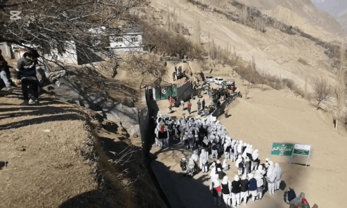 Poor results of govt school students trigger protests in GB Poor results of govt school students trigger protests in GB