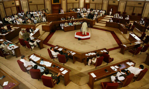 Opposition&rsquo;s walkout from Balochistan assembly thwarts briefing on education sector