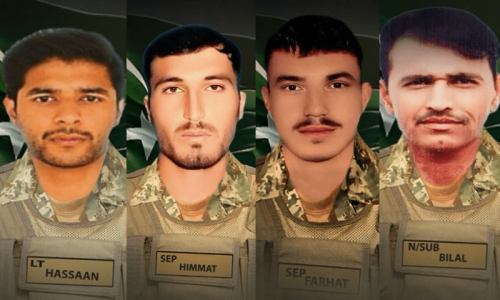 Four army personnel martyred, 15 terrorists killed in KP operations: ISPR