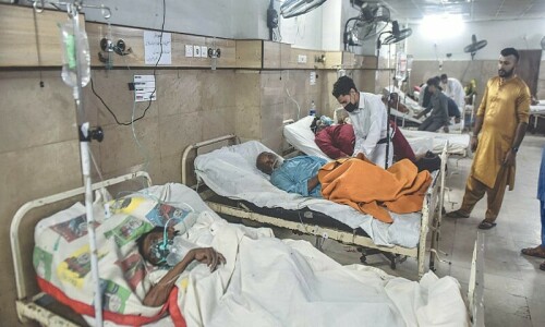 Wave of flu patients &lsquo;overwhelms&rsquo; Karachi hospitals; caution advised