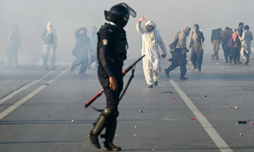 PTI workers freed in Nov 26 protest case PTI workers freed in Nov 26 protest case
