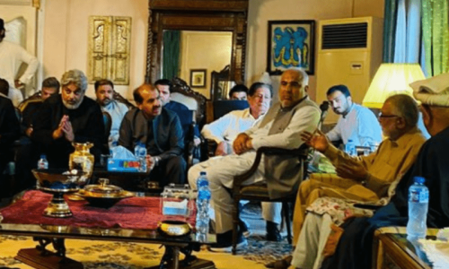 PTI, allies seek Pir Pagara&rsquo;s cooperation