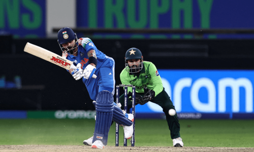 Kohli hits ton as India push Pakistan to brink of Champions Trophy exit Kohli hits ton as India push Pakistan to brink of Champions Trophy exit
