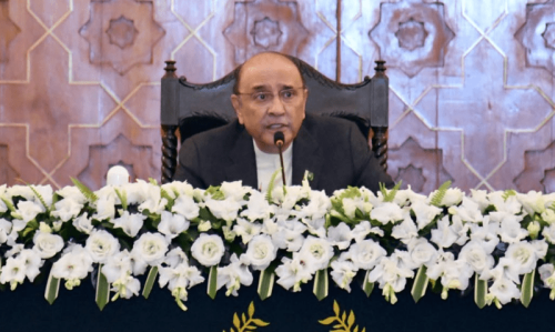 Economic indicators are improving: Zardari