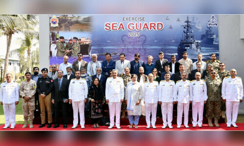 Pakistan Navy commences maritime security exercise in Karachi Pakistan Navy commences maritime security exercise in Karachi