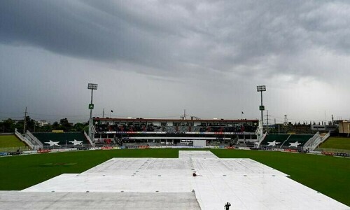 Rain ruins Pakistan&rsquo;s chance of consolation
