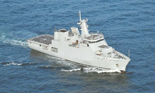PN&rsquo;s fourth offshore patrol vessel Yamama arrives in Karachi