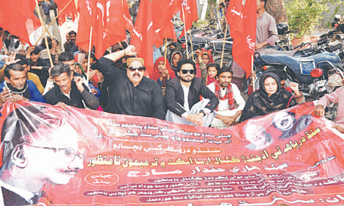 Protests against six-canal project on Indus, Irsa Act amendments continue across Sindh