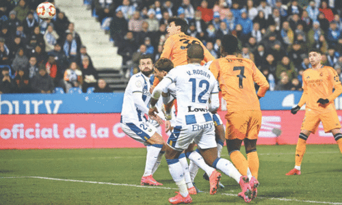 Last-gasp Garcia header gives Real win over Leganes Last-gasp Garcia header gives Real win over Leganes