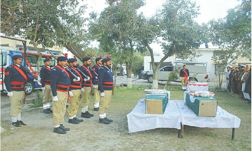 Two cops martyred in Bannu check post attack Two cops martyred in Bannu check post attack