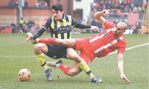 City survive Orient scare as Saints crash out