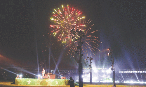 Colourful spectacle marks inauguration of National Bank Stadium