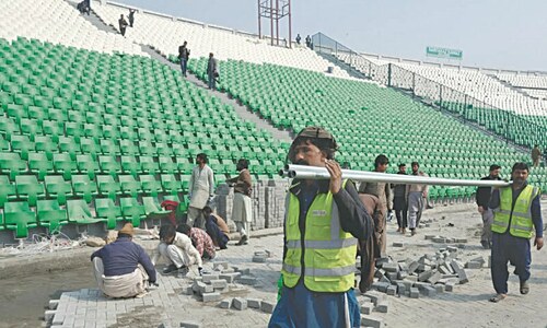 CRICKET: BACK IN THE STANDS