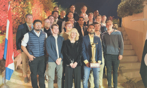 Dutch envoy hosts reception for hockey teams of Germany, Netherlands