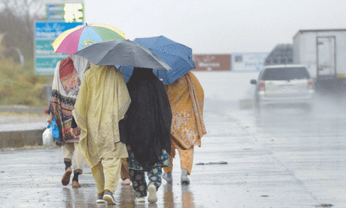 Rain breaks nearly four-month long dry spell; Murree receives three inches of snow