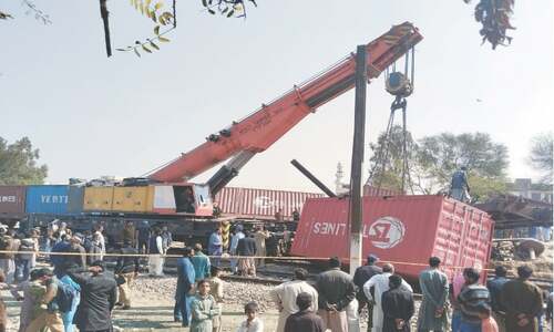 Goods train derailment suspends traffic on main line in Punjab