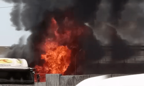 Five burnt to death in Balochistan oil vehicles crash Five burnt to death in Balochistan oil vehicles crash