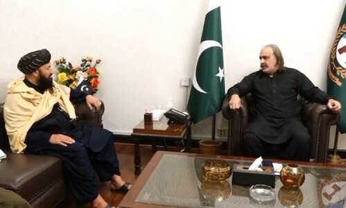 KP says waiting for federal govt&rsquo;s approval to negotiate with Afghan Taliban