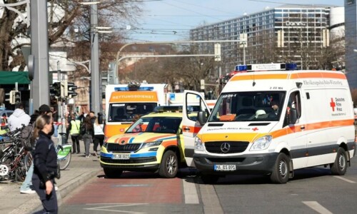 Car drives into crowd in German city of Mannheim, killing two Car drives into crowd in German city of Mannheim, killing two