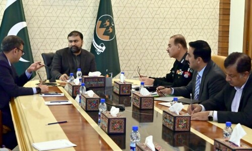 Apex body vows to counter terrorism in Balochistan
