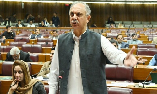 Govt maintains eerie silence in NA over train hijacking