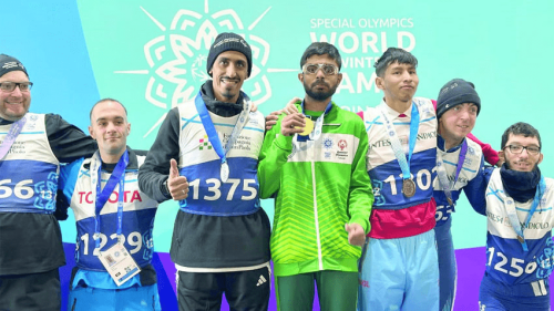 Afaq Khan secures gold at Special Olympics Afaq Khan secures gold at Special Olympics