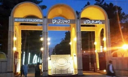 On-campus activities at University of Balochistan suspended indefinitely, classes moved online On-campus activities at University of Balochistan suspended indefinitely, classes moved online