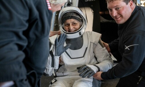 Nasa astronauts &lsquo;Butch and Suni&rsquo; return to Earth after drawn-out mission in space