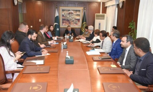FM Dar discusses consular issues with US envoy FM Dar discusses consular issues with US envoy