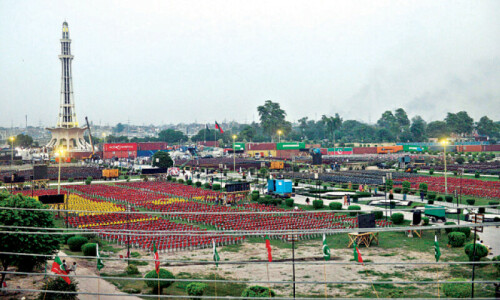 PTI denied permission to hold rally at iconic Lahore venue PTI denied permission to hold rally at iconic Lahore venue