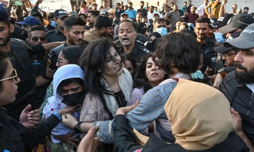 Many booked in Karachi as police break up BYC protest